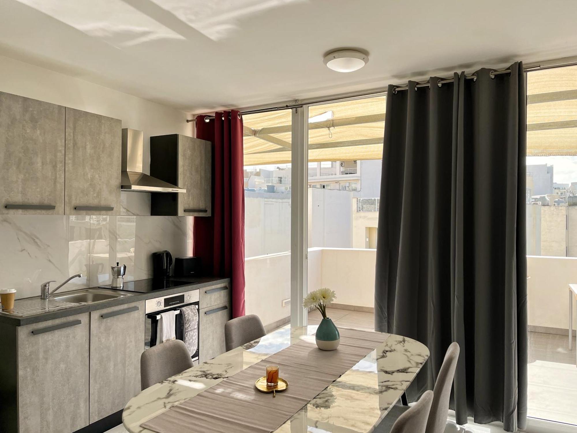 Marina Apartments Msida Bagian luar foto